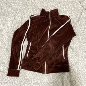 RARE BROWN Y2K TRACK JACKET